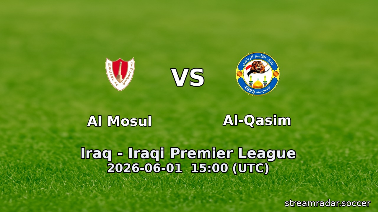 Al Mosul vs Al-Qasim