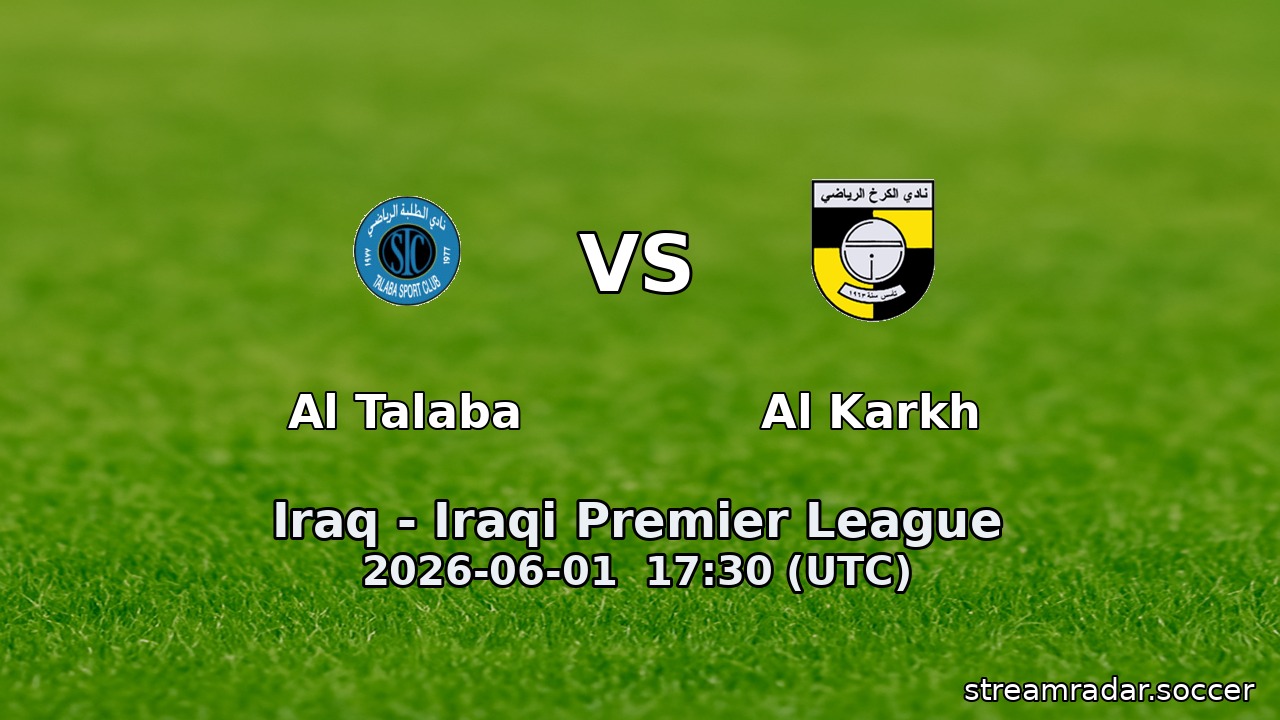 Al Talaba vs Al Karkh