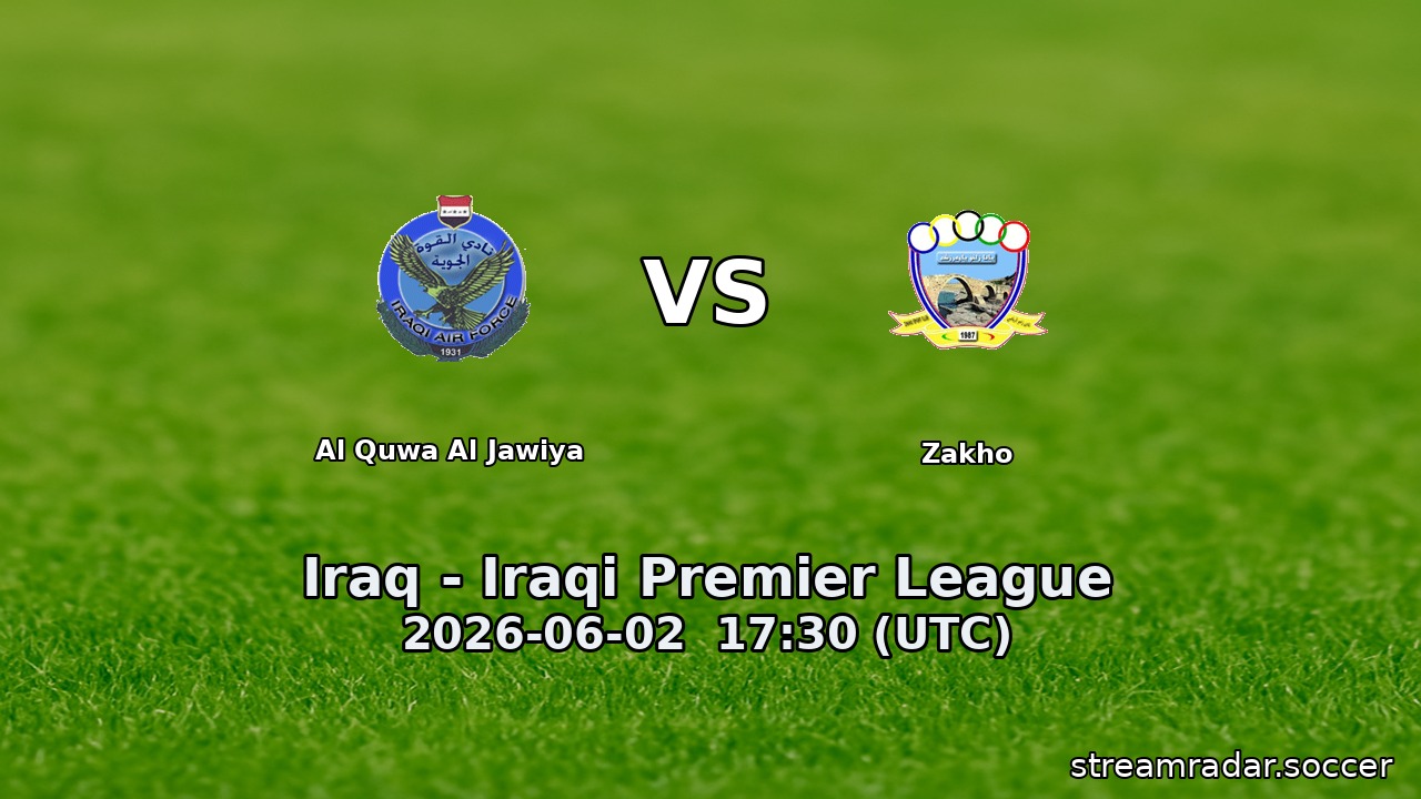 Al Quwa Al Jawiya vs Zakho