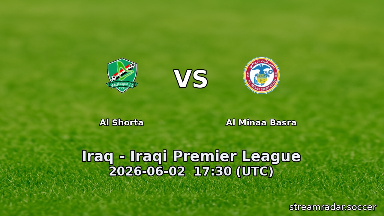 Al Shorta vs Al Minaa Basra