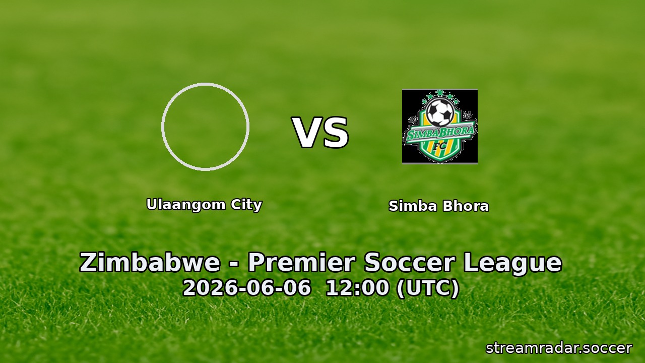 Ulaangom City vs Simba Bhora
