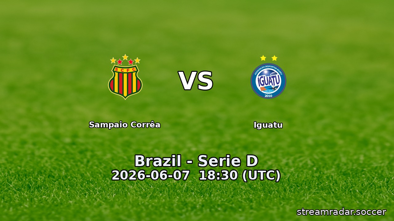 Sampaio Corrêa vs Iguatu