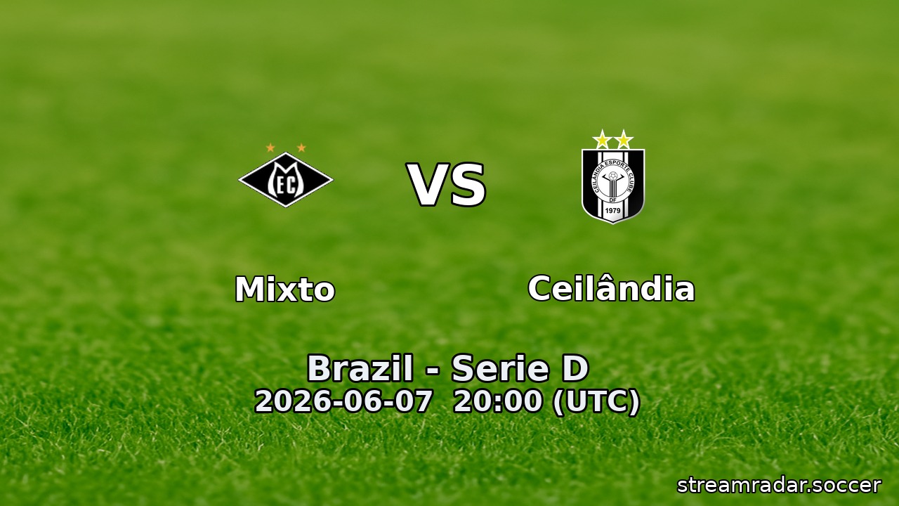 Mixto vs Ceilândia