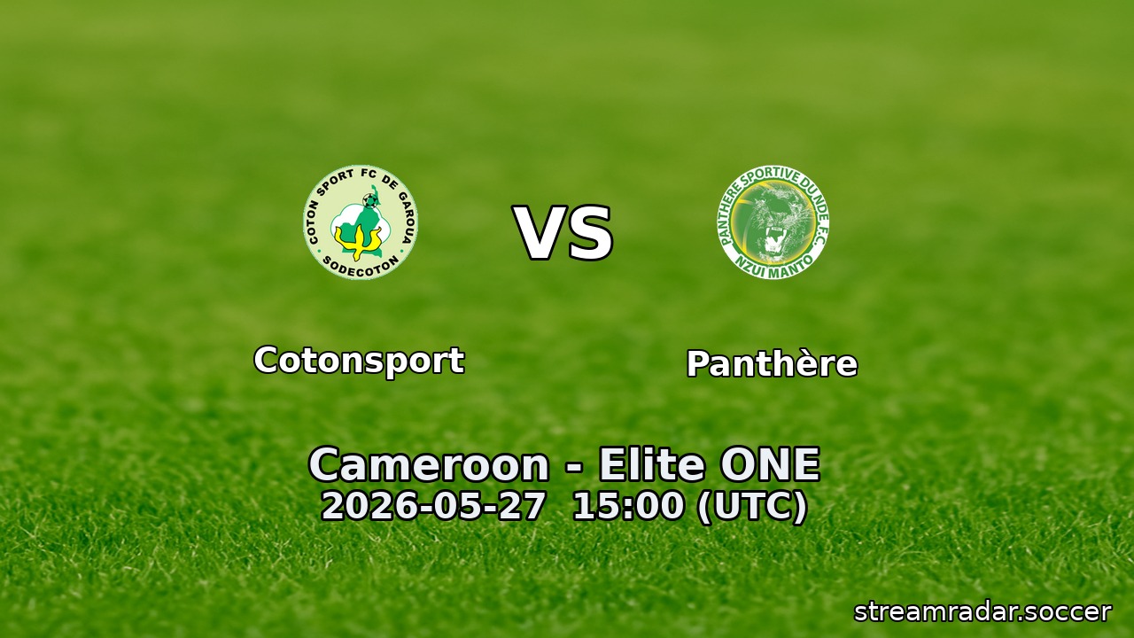 Cotonsport vs Panthère