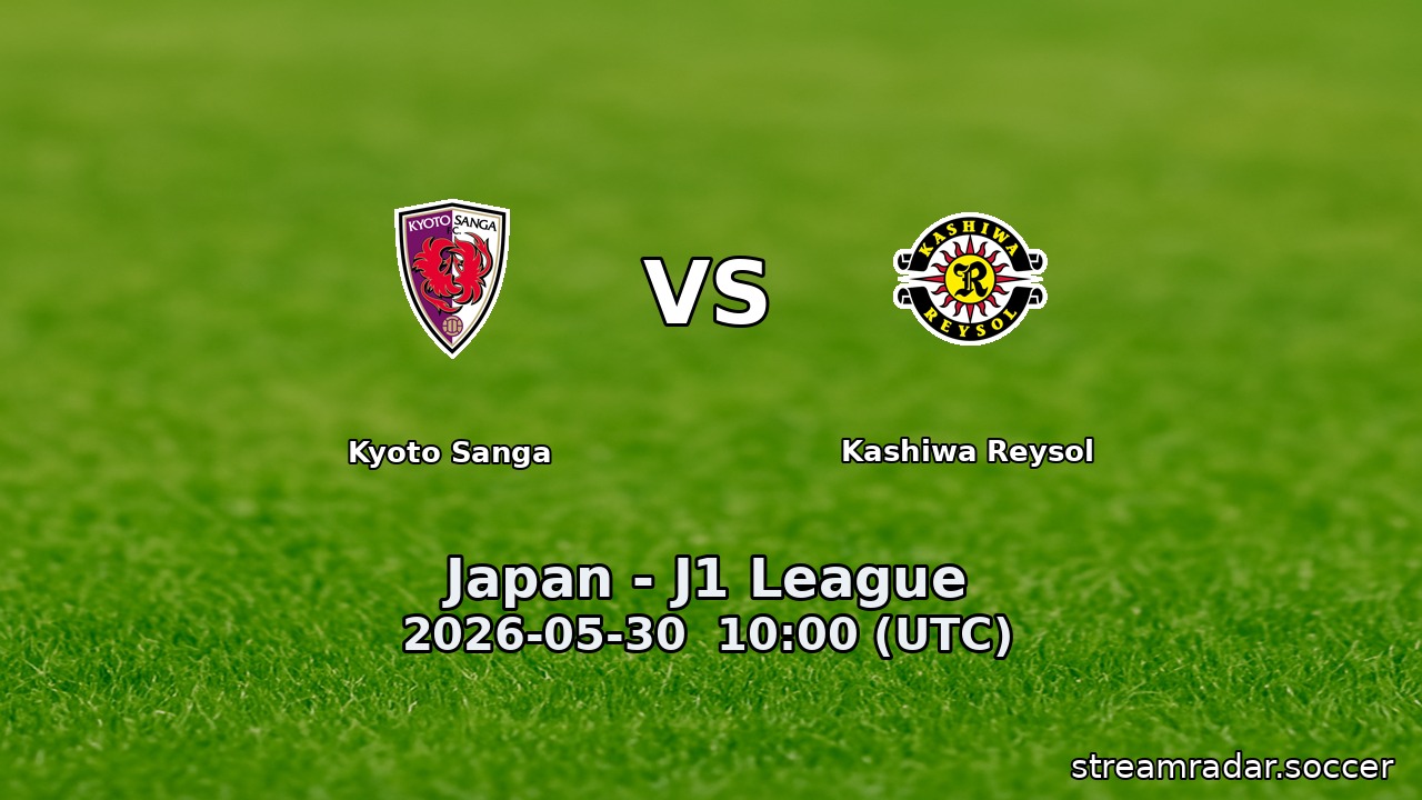 Kyoto Sanga vs Kashiwa Reysol