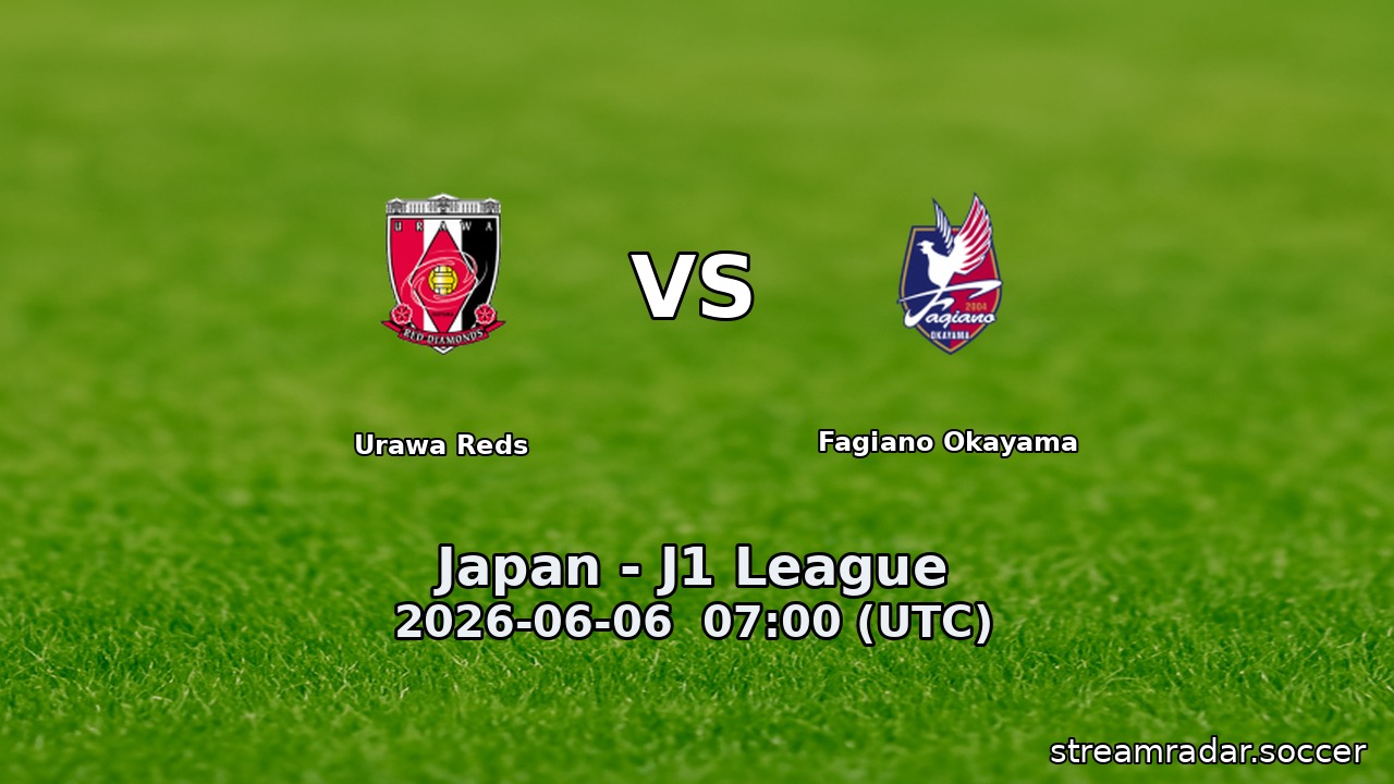 Urawa Reds vs Fagiano Okayama