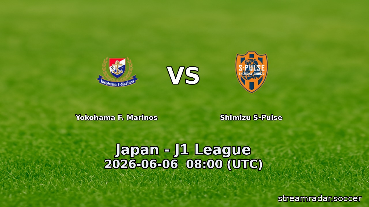Yokohama F. Marinos vs Shimizu S-Pulse