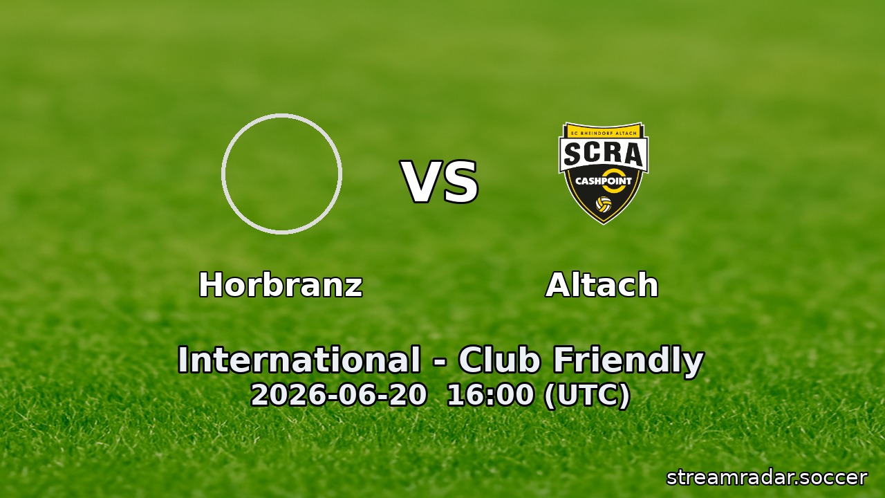 Horbranz vs Altach