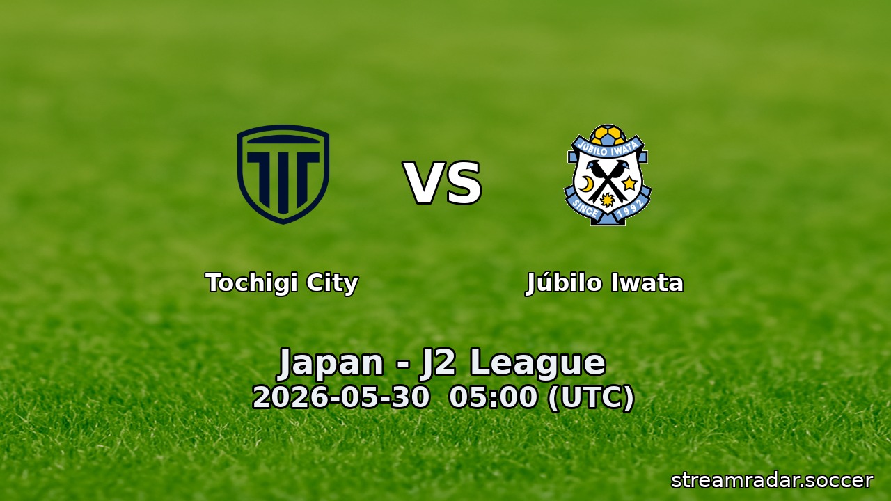 Tochigi City vs Júbilo Iwata