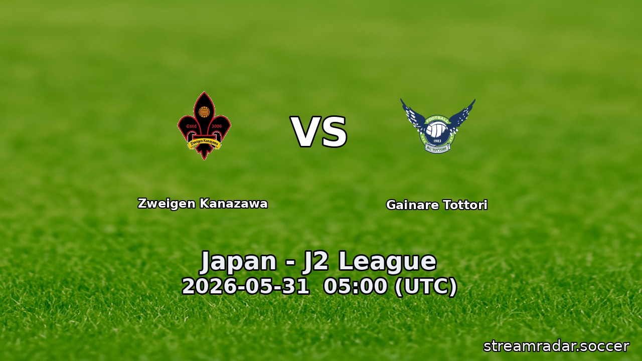 Zweigen Kanazawa vs Gainare Tottori