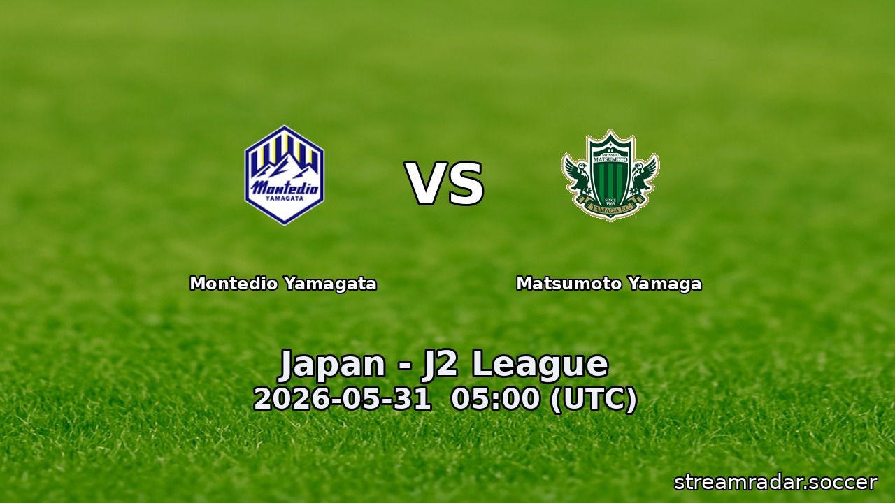 Montedio Yamagata vs Matsumoto Yamaga