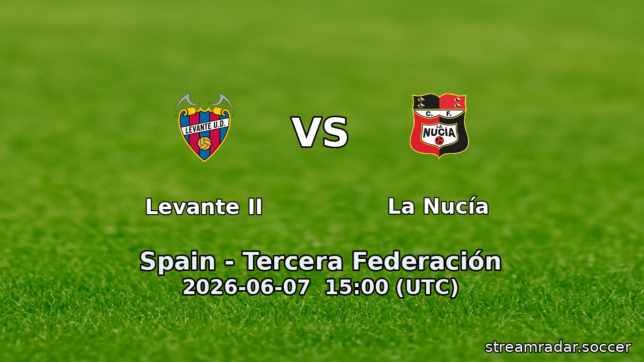 Levante II vs La Nucía