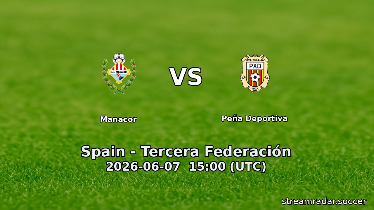 Manacor vs Peña Deportiva