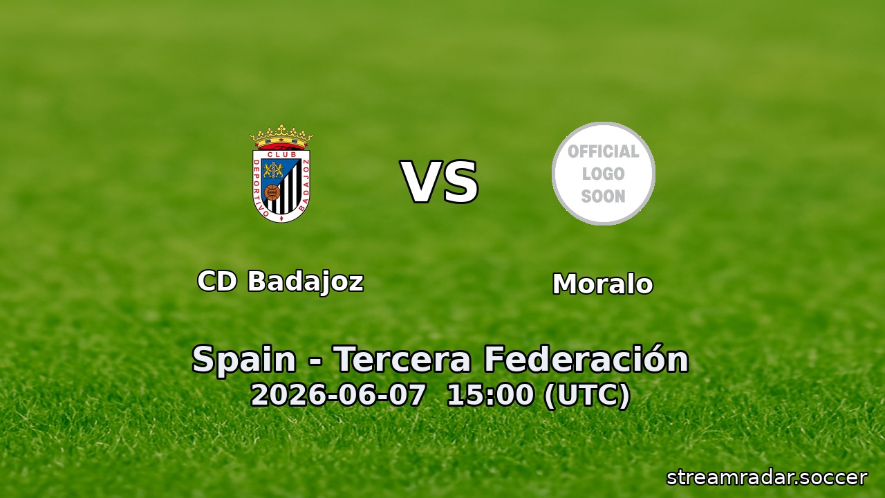 CD Badajoz vs Moralo