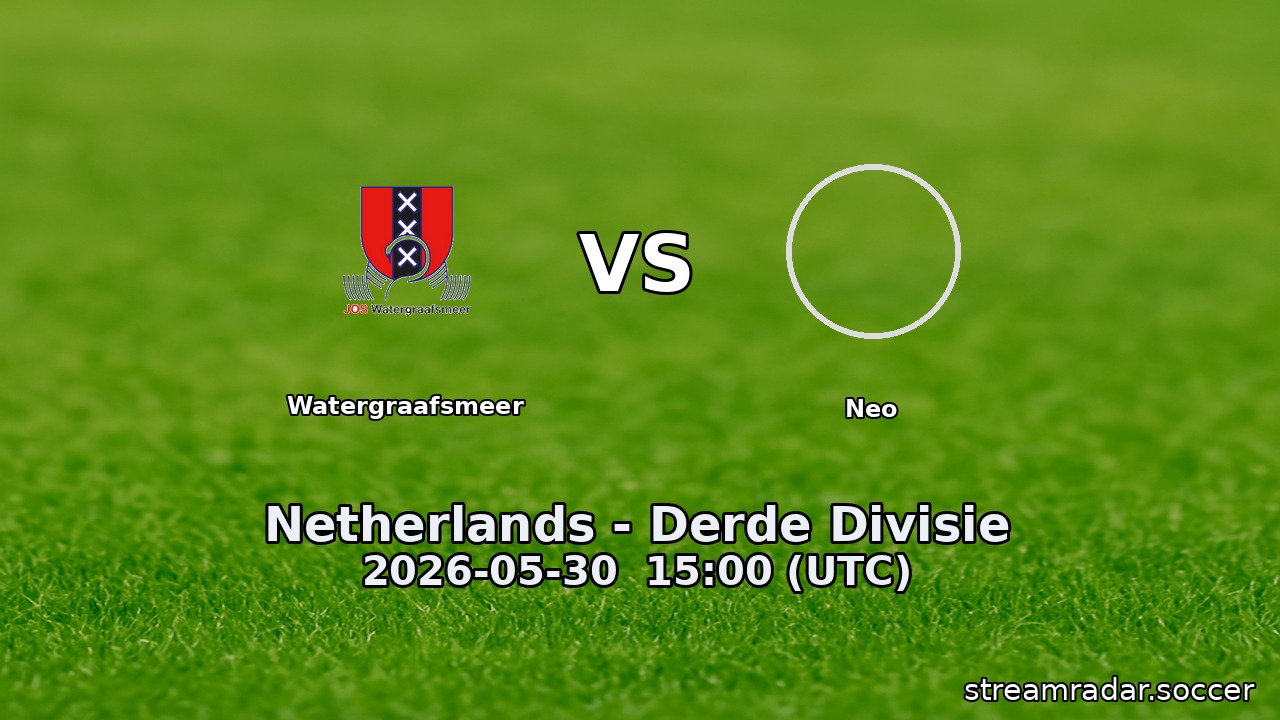 Watergraafsmeer vs Neo