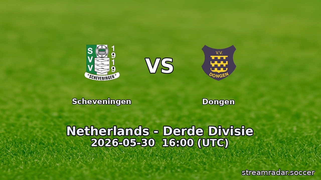 Scheveningen vs Dongen