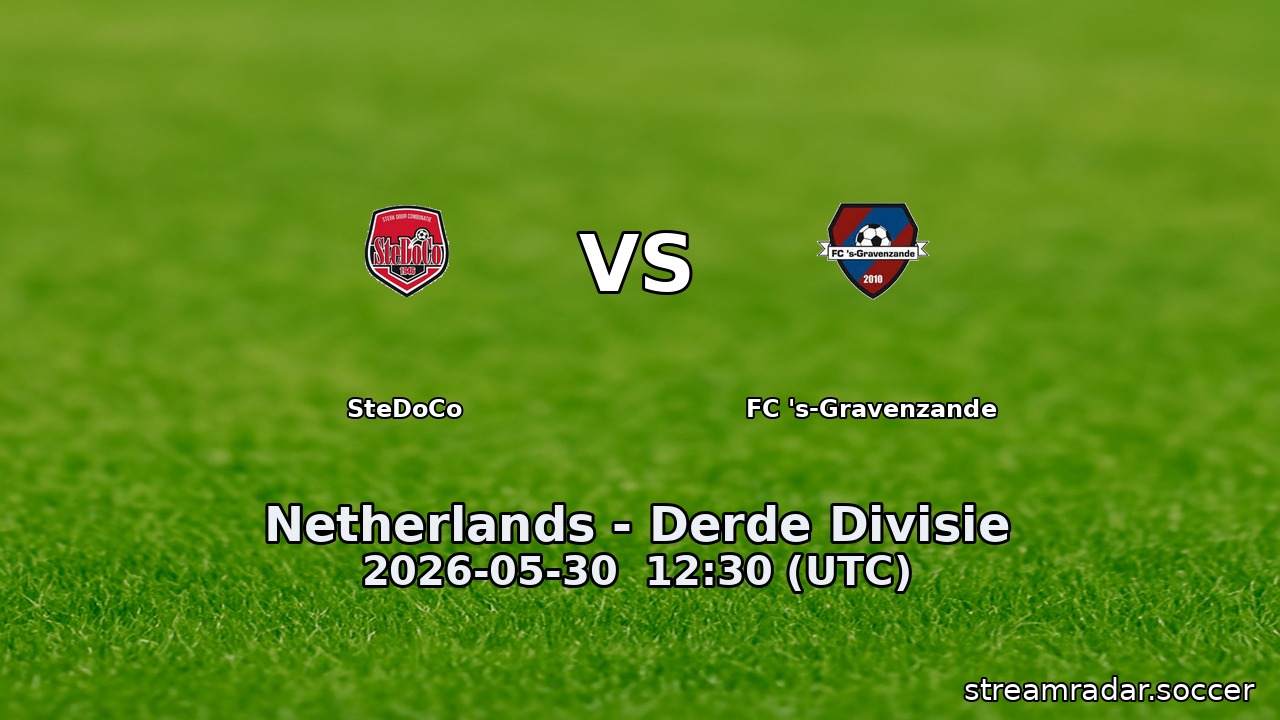 SteDoCo vs FC 's-Gravenzande