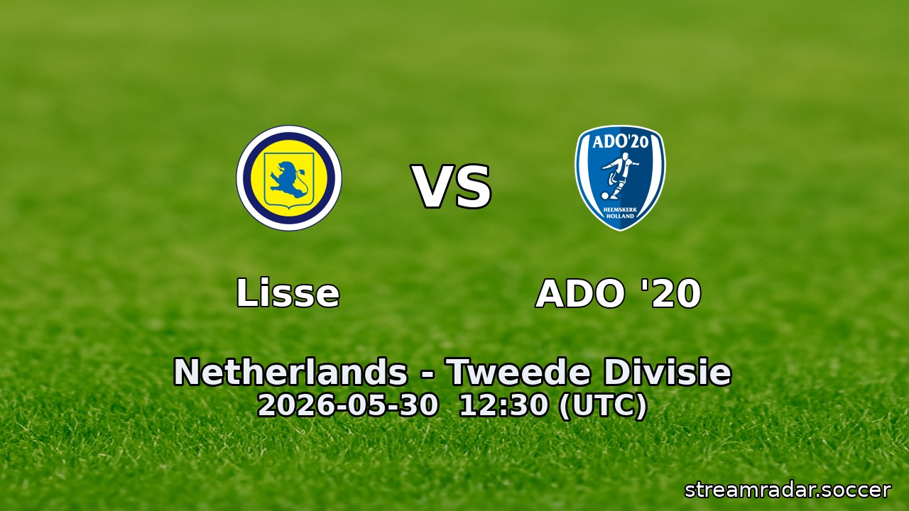 Lisse vs ADO '20