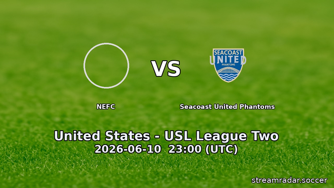 NEFC vs Seacoast United Phantoms