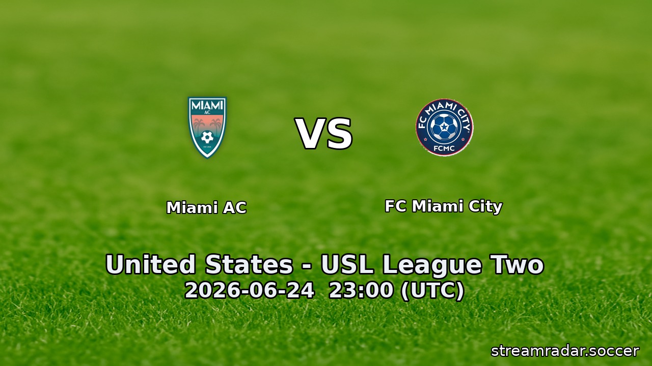 Miami AC vs FC Miami City