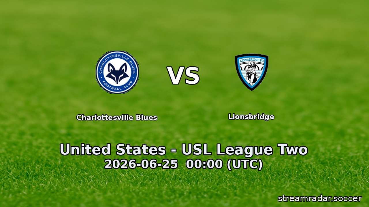 Charlottesville Blues vs Lionsbridge