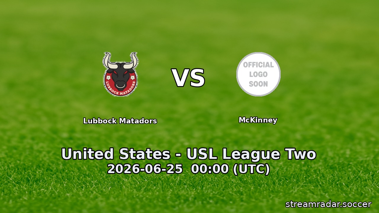 Lubbock Matadors vs McKinney