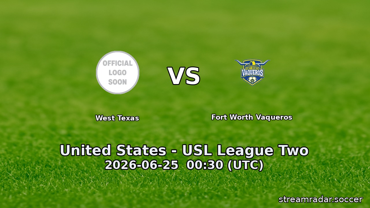 West Texas vs Fort Worth Vaqueros