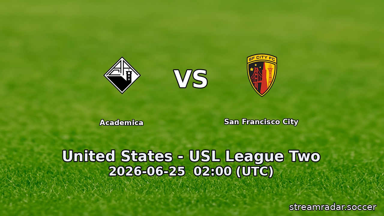 Academica vs San Francisco City