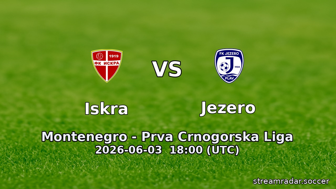 Iskra vs Jezero