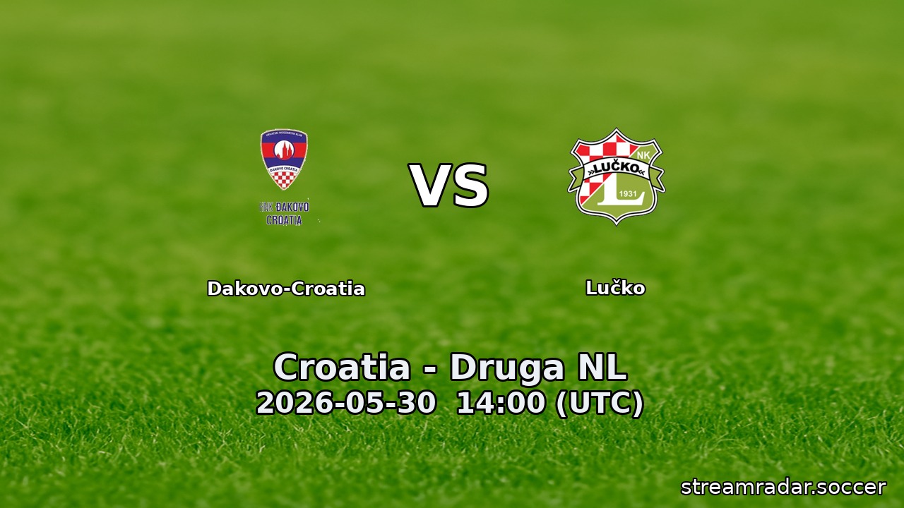 Dakovo-Croatia vs Lučko