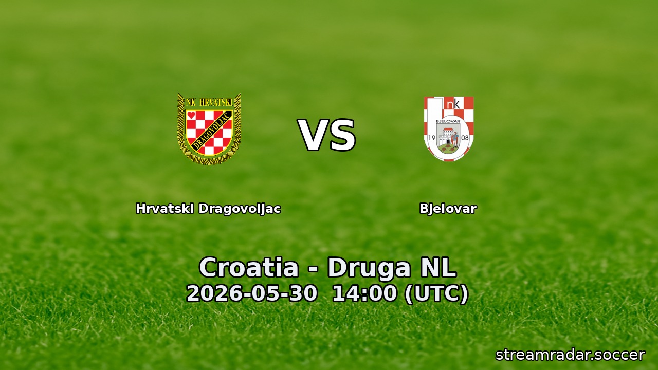 Hrvatski Dragovoljac vs Bjelovar
