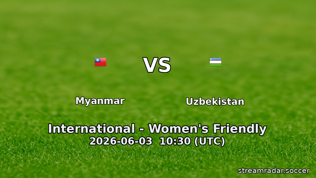 Myanmar vs Uzbekistan