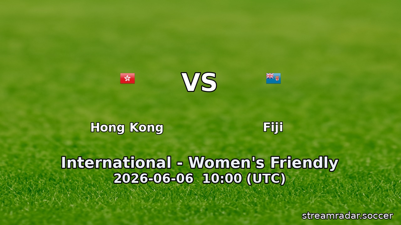 Hong Kong vs Fiji