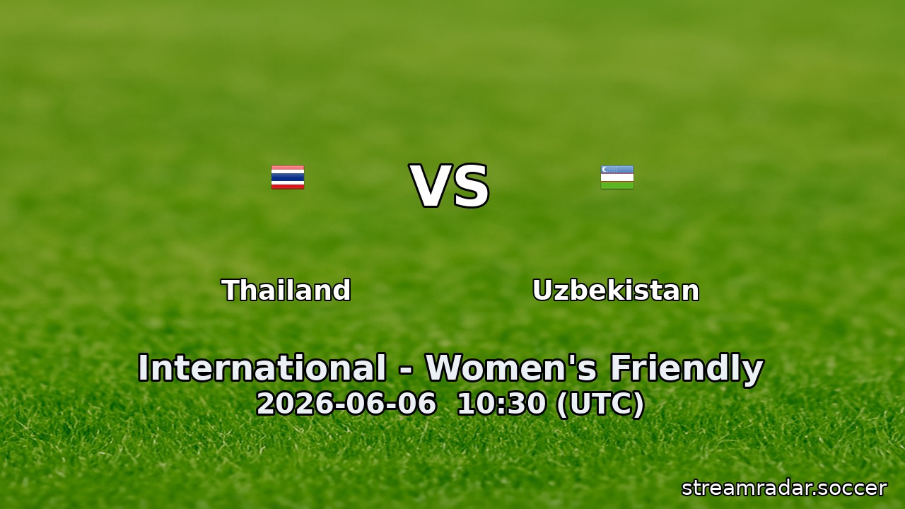Thailand vs Uzbekistan