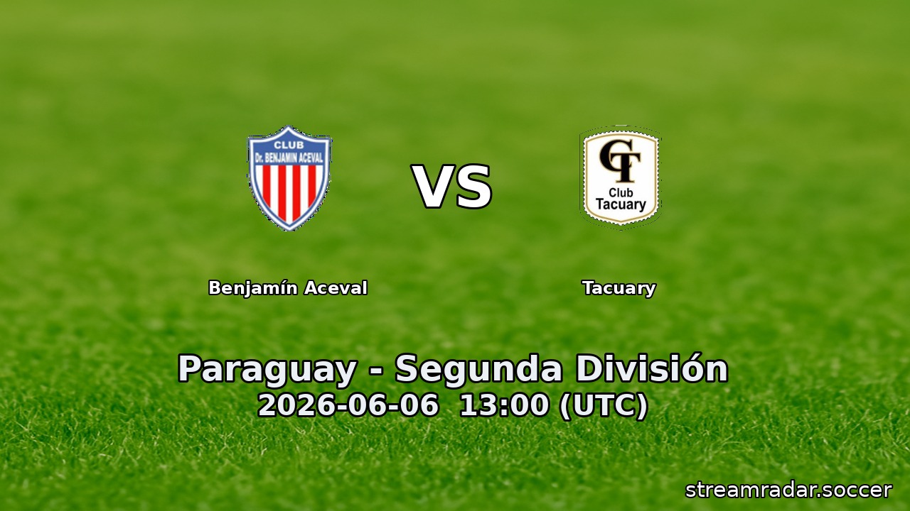 Benjamín Aceval vs Tacuary