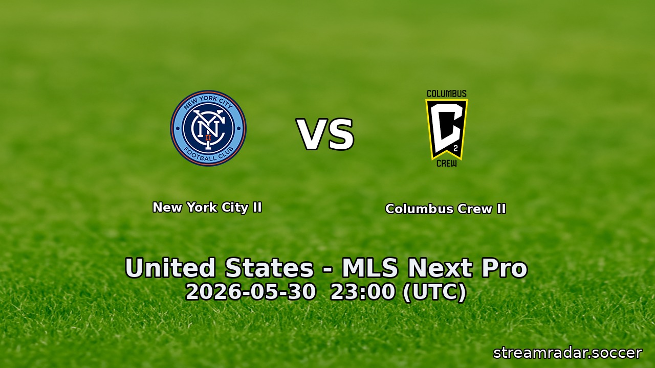 New York City II vs Columbus Crew II