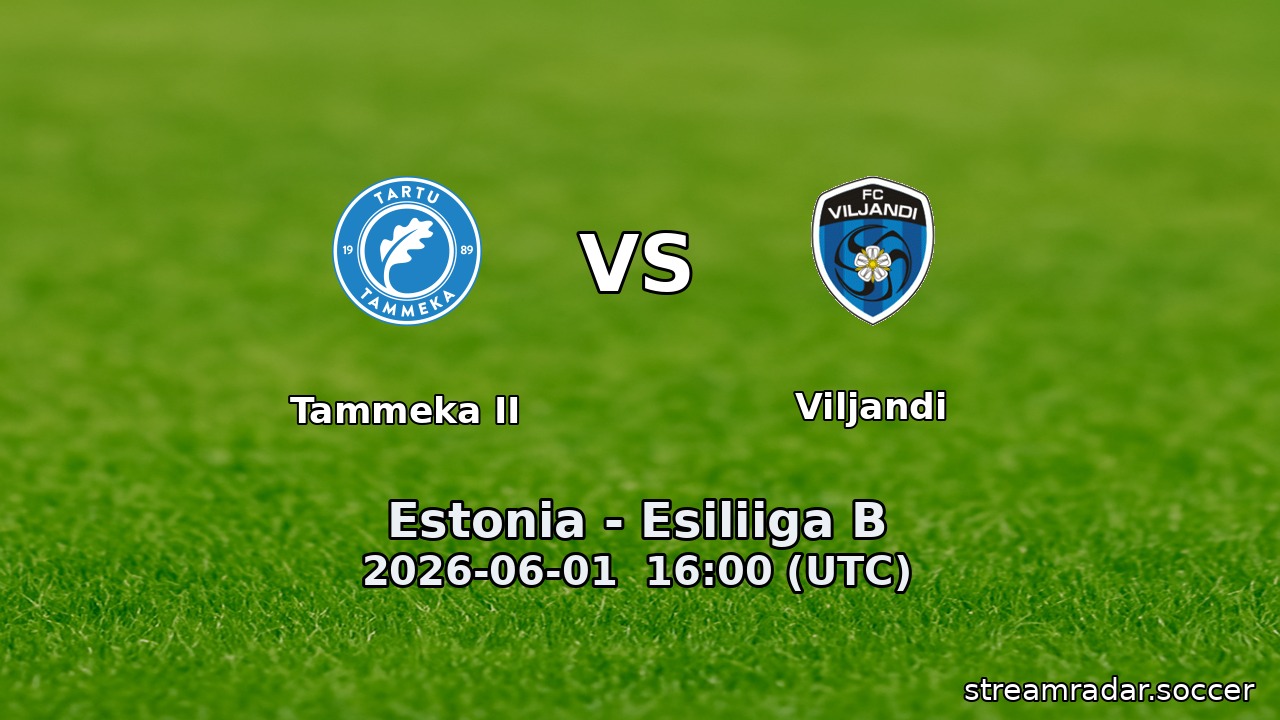 Tammeka II vs Viljandi