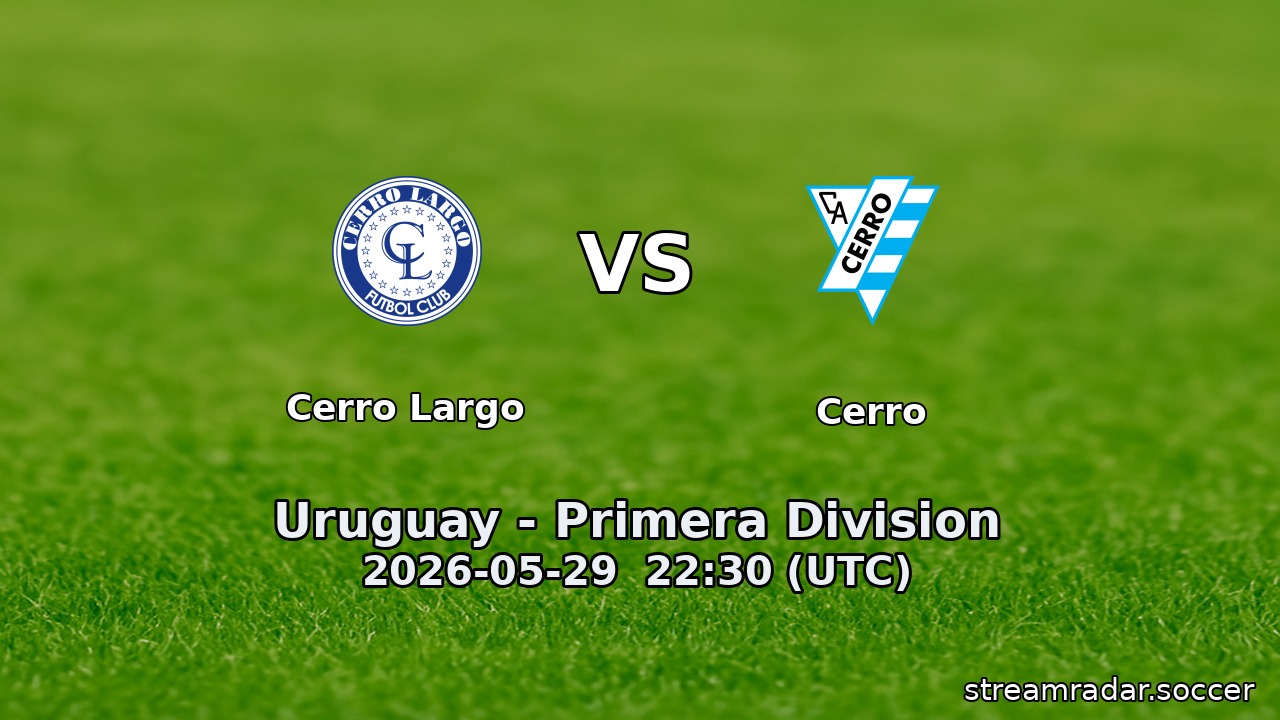 Cerro Largo vs Cerro