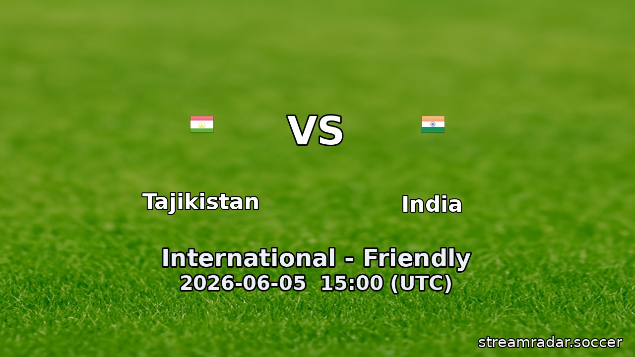 Tajikistan vs India