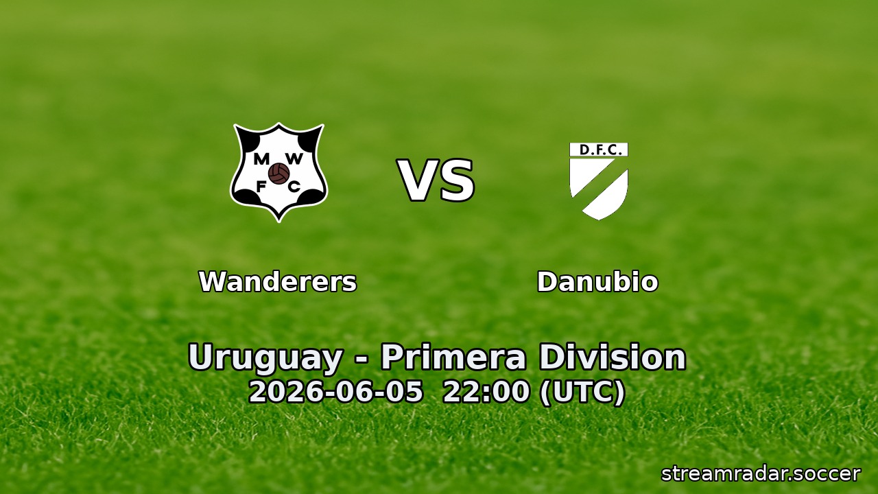 Wanderers vs Danubio