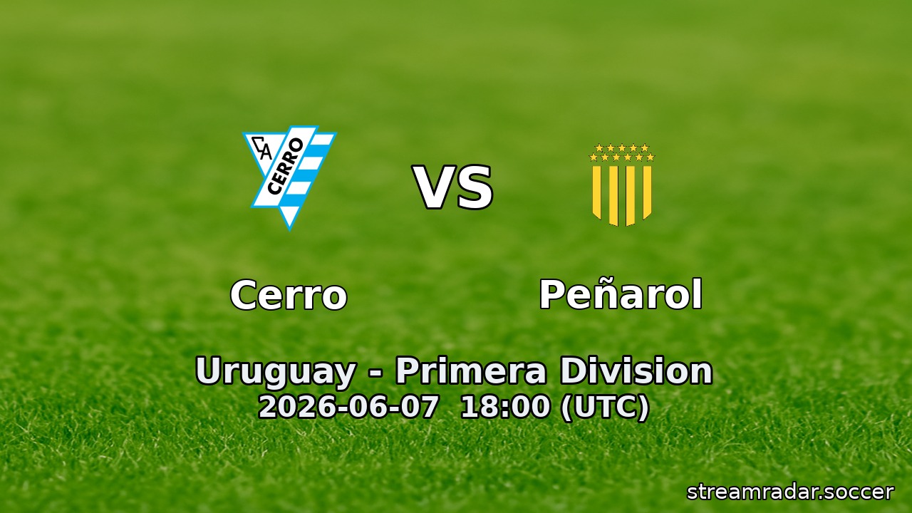 Cerro vs Peñarol