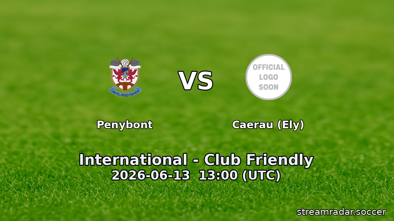Penybont vs Caerau (Ely)