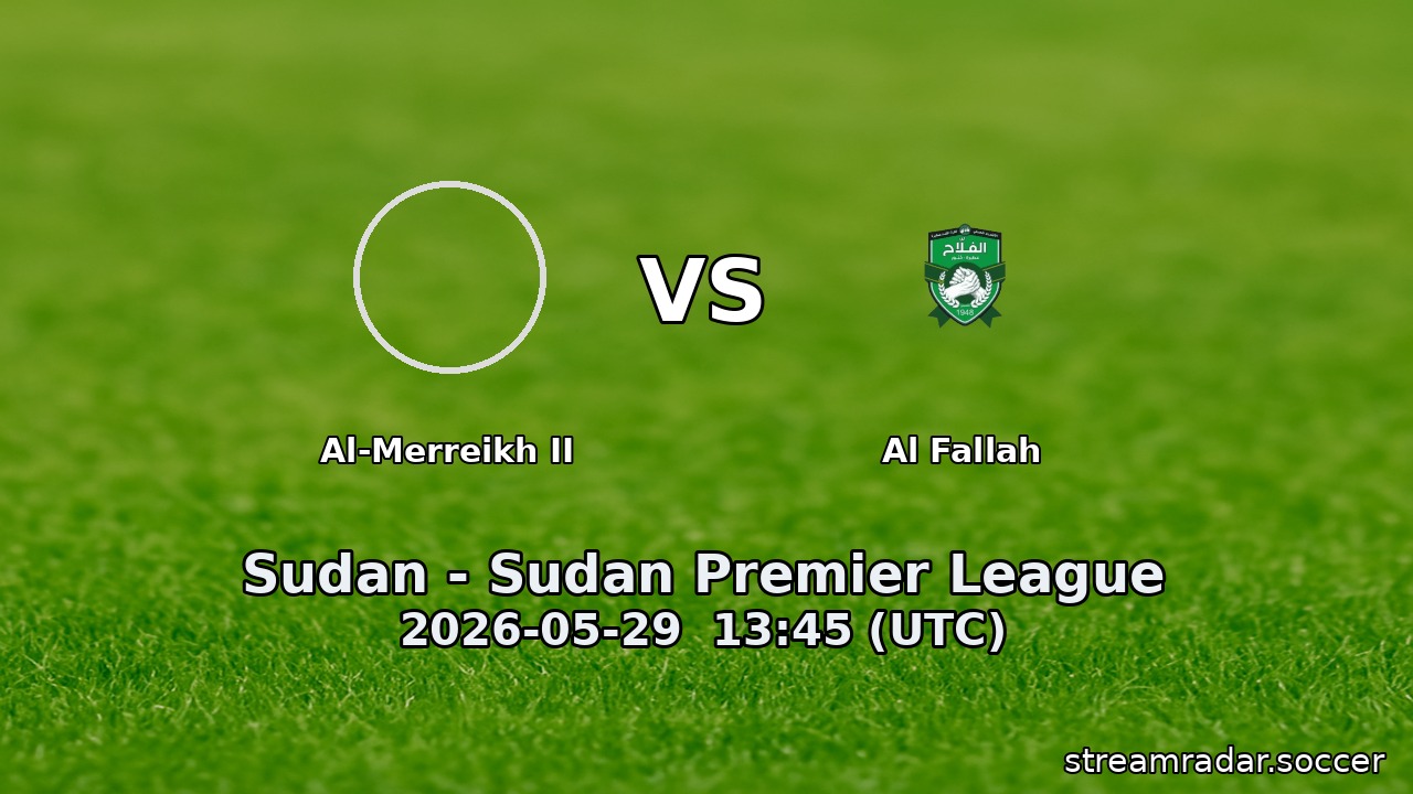 Al-Merreikh II vs Al Fallah