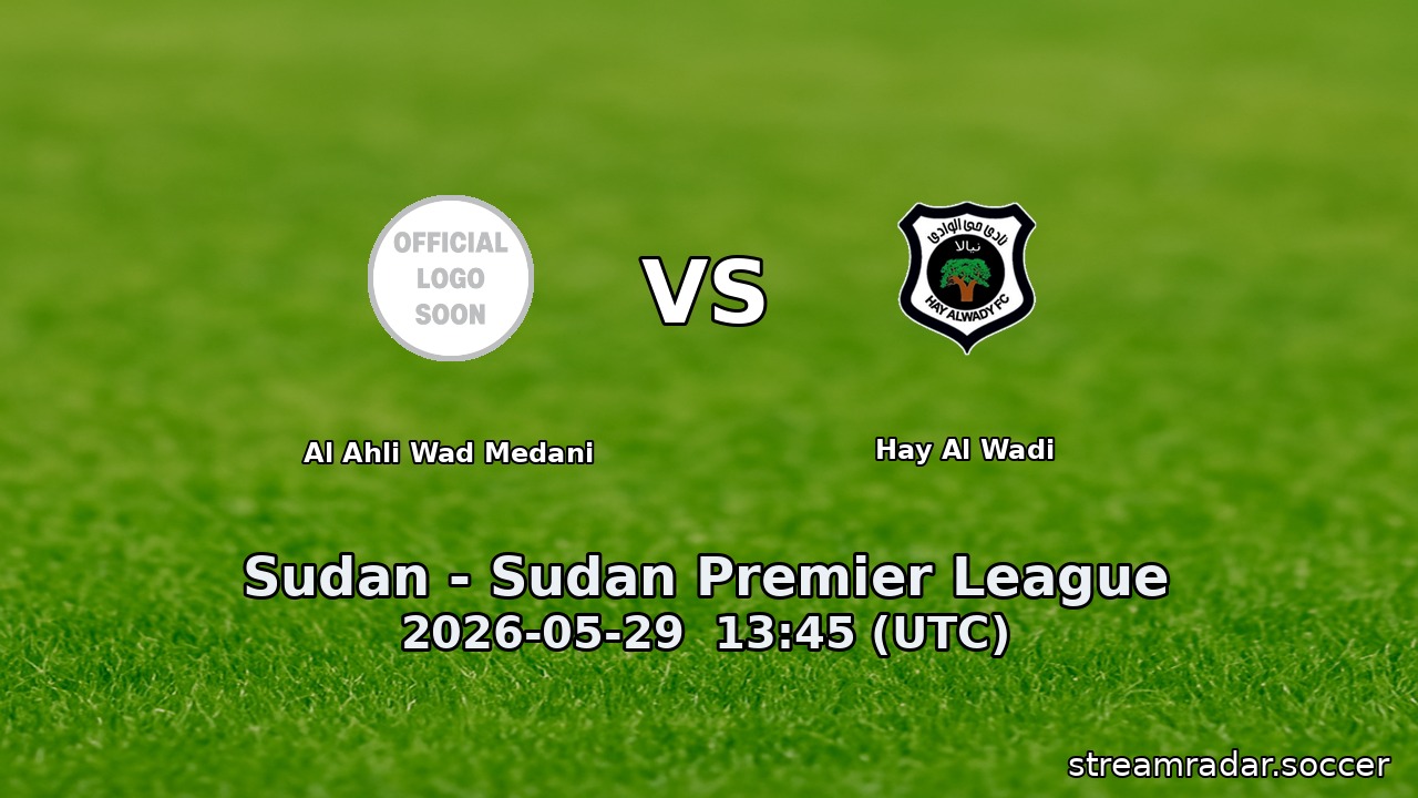 Al Ahli Wad Medani vs Hay Al Wadi