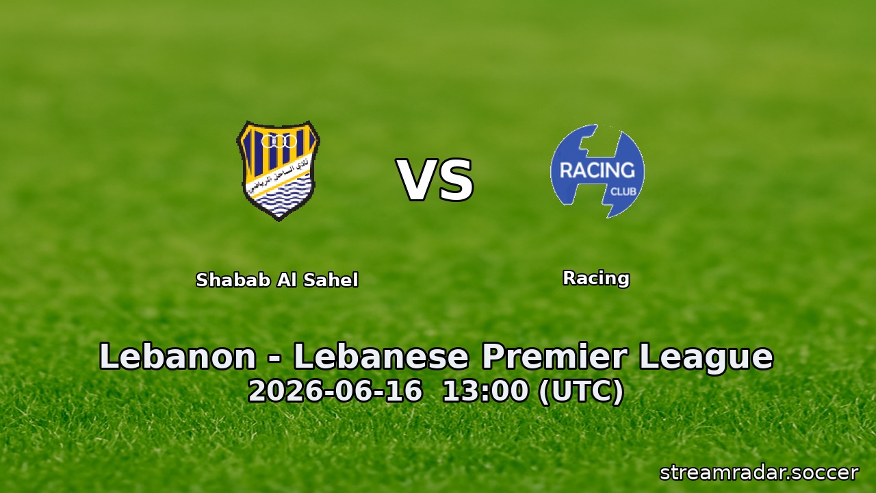 Shabab Al Sahel vs Racing