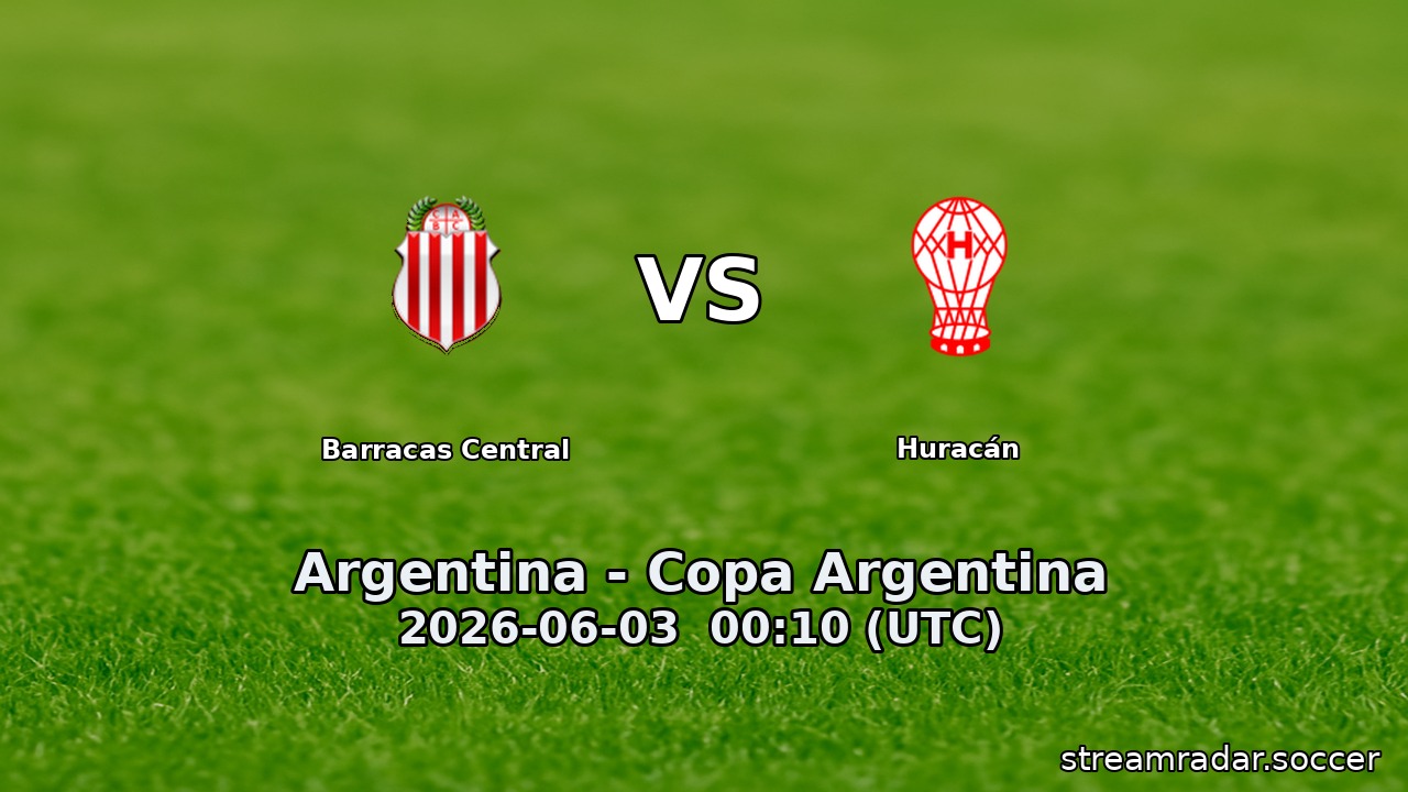 Barracas Central vs Huracán