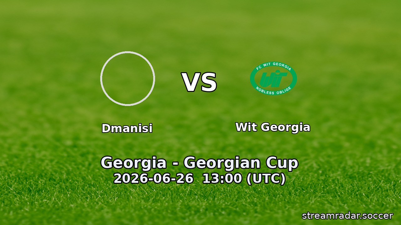 Dmanisi vs Wit Georgia