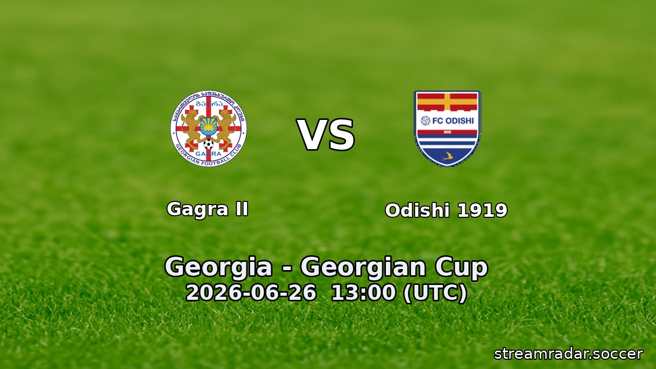 Gagra II vs Odishi 1919