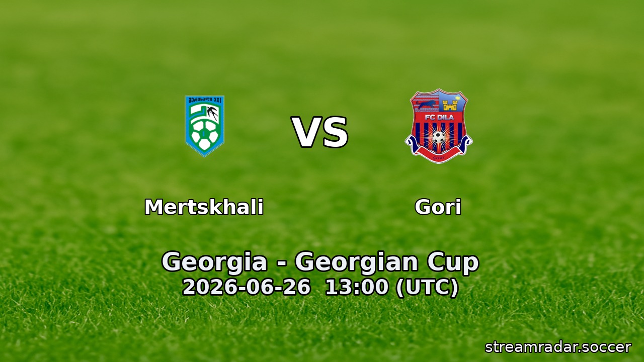 Mertskhali vs Gori