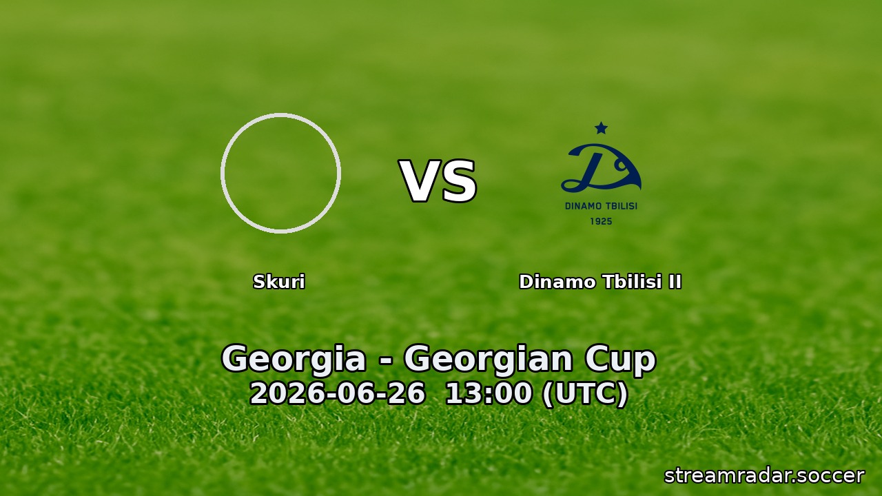 Skuri vs Dinamo Tbilisi II